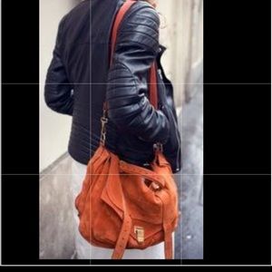 Orange rust Suede bag